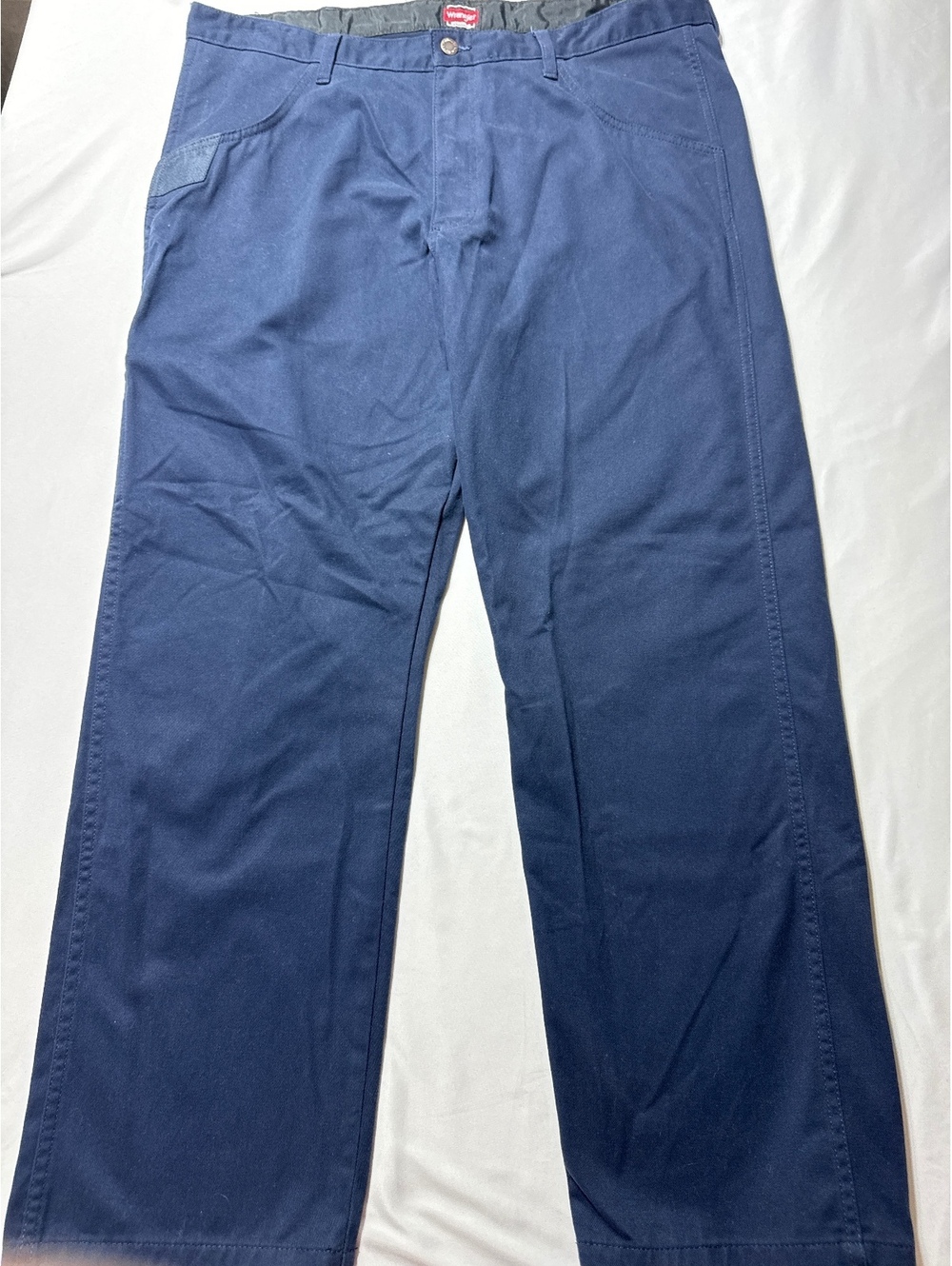 Wrangler Workwear Navy Blue Durable Cotton-Polyester Pants